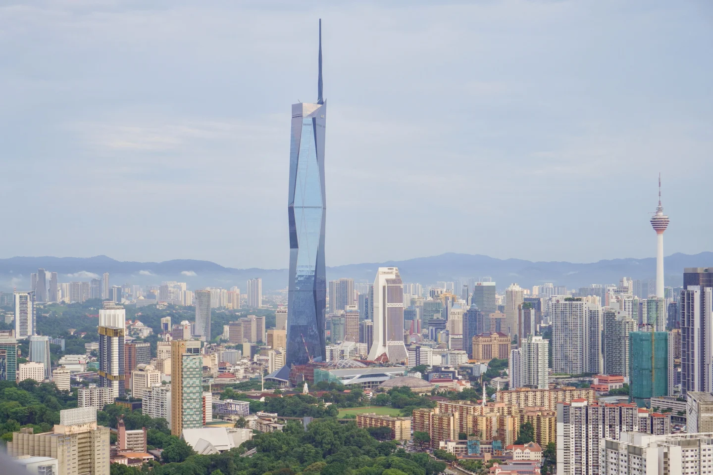 Merdeka 118 and the Kuala Lumpur skyline