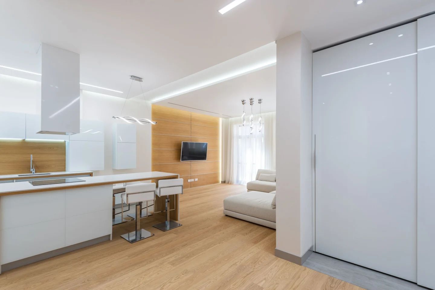 A bright open-plan home (illustrative)